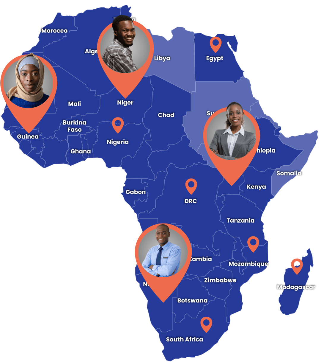 AHR-Map around africa